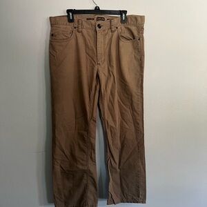 Helix Tan Relaxed Straight Pants